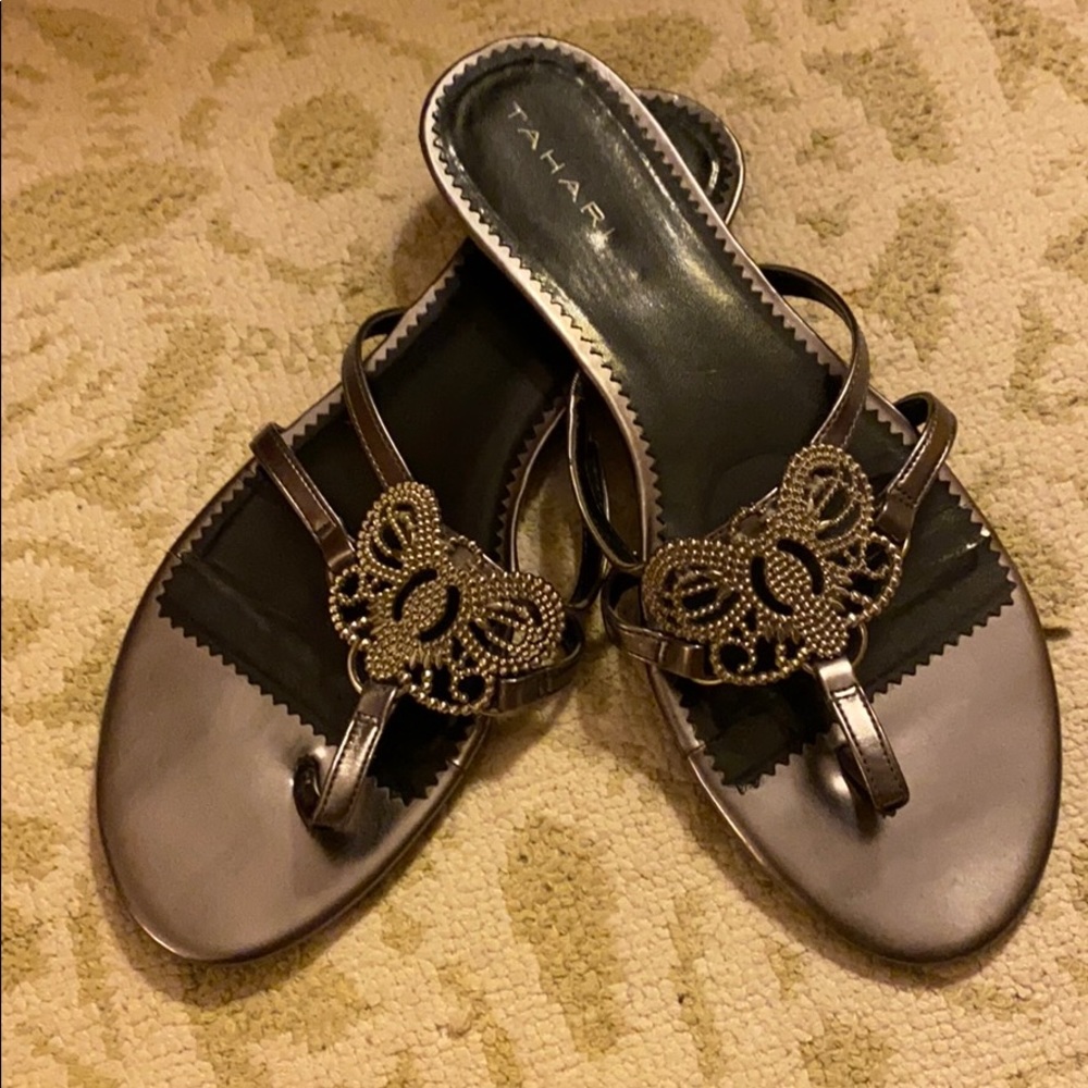 Very good condition Tahari sandals.